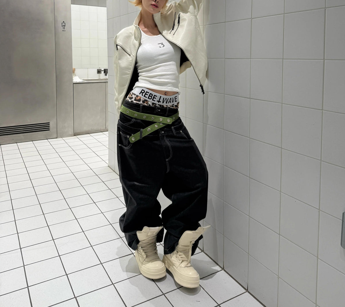 LEOPARD PRINT QUICK-DRY ICE PANTS