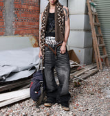 LEOPARD PRINT QUICK-DRY ICE PANTS