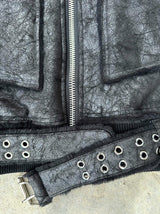 FAUX FUR MULTI-ZIPPER JACKET
