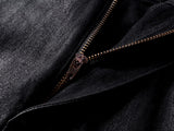 MULTI-ZIPPER SLIM FIT PANTS