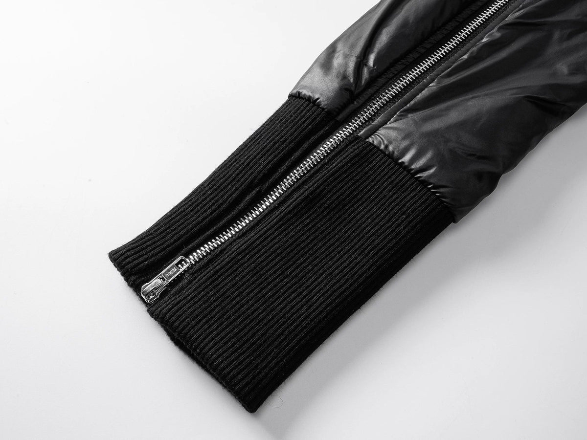 HOODED COTTON JACKET WITH DETACHABLE COLLAR