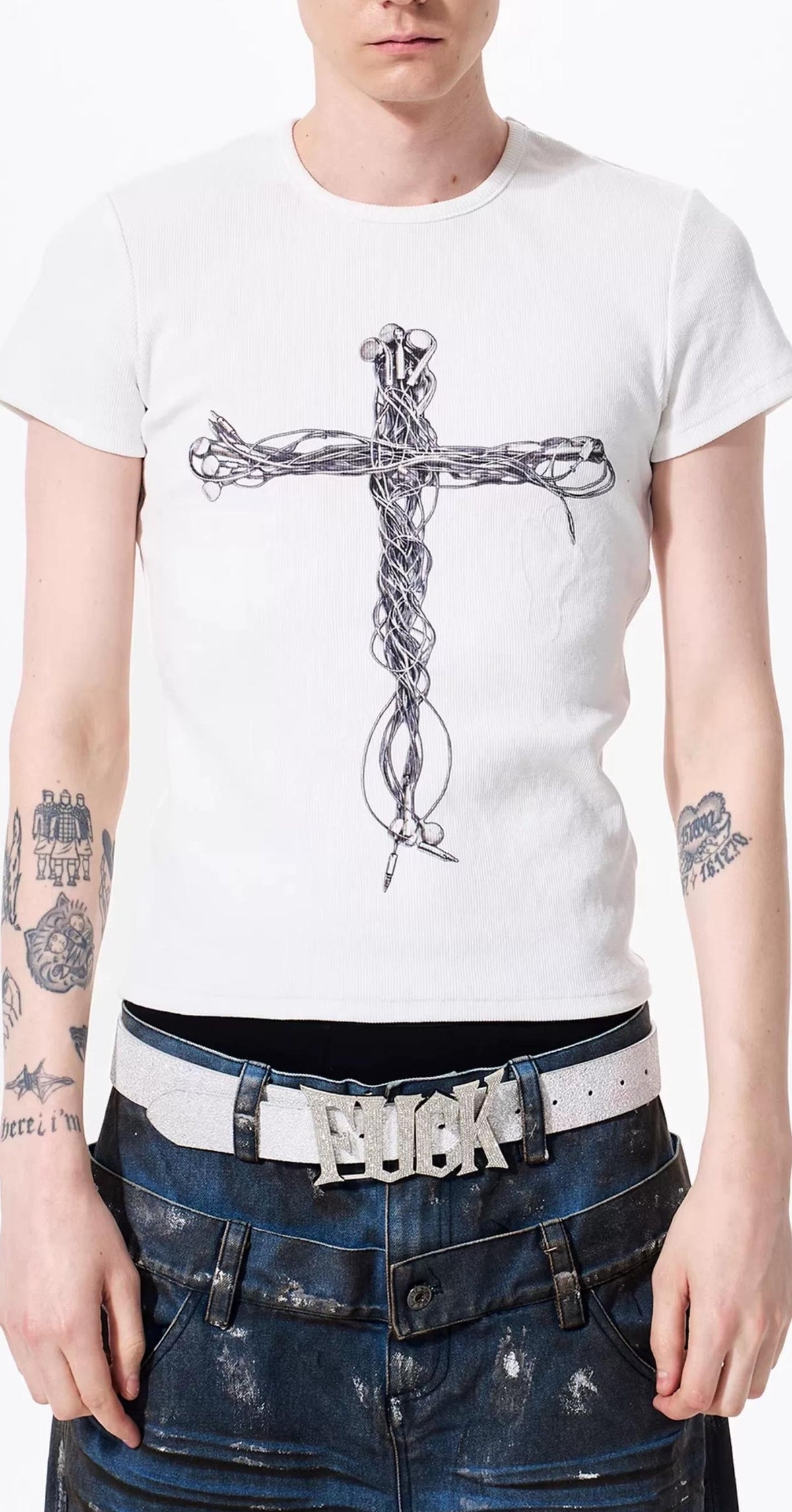 スリムフィットクロススプリントＴシャツ