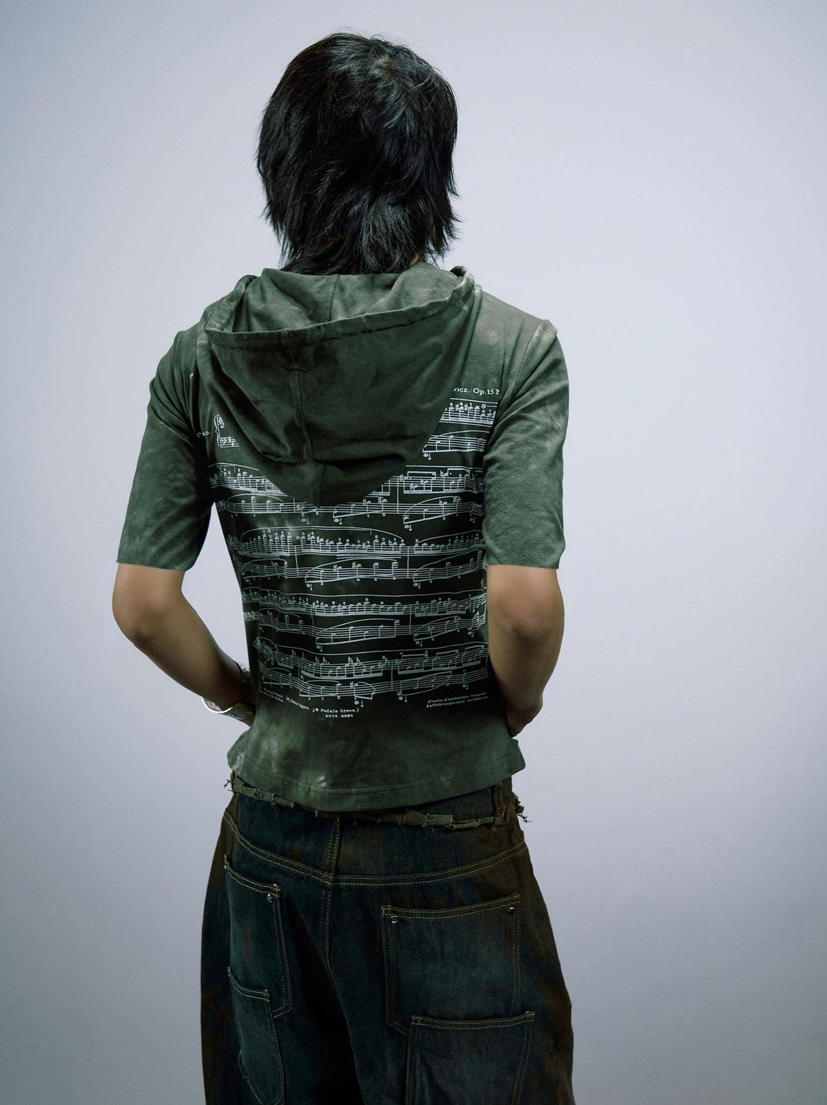 ハンドメイド タイダイ スリムフィット Tシャツ