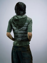 ハンドメイド タイダイ スリムフィット Tシャツ