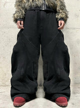 ALIEN RIPPLE WIDE LEG JEANS