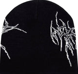 ORGANIC BONE PRINT KNIT HAT