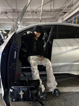 WRECKING WHITE WAX PANTS