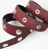 PINK PONY HAIR BUCKLE BELT