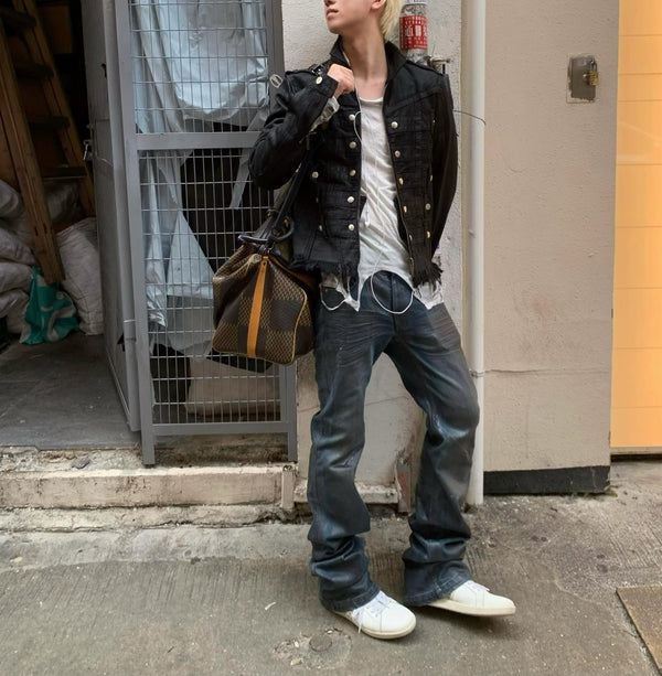 DESTRUCTED DENIM JACKET