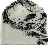 SKULL PRINT COLD CAP TEE