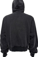 ANGEL PRINT HOODED SWEATSHIRT