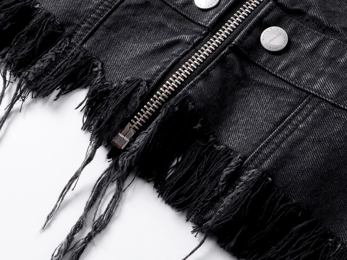 DESTRUCTED DENIM JACKET