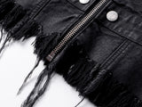 DESTRUCTED DENIM JACKET