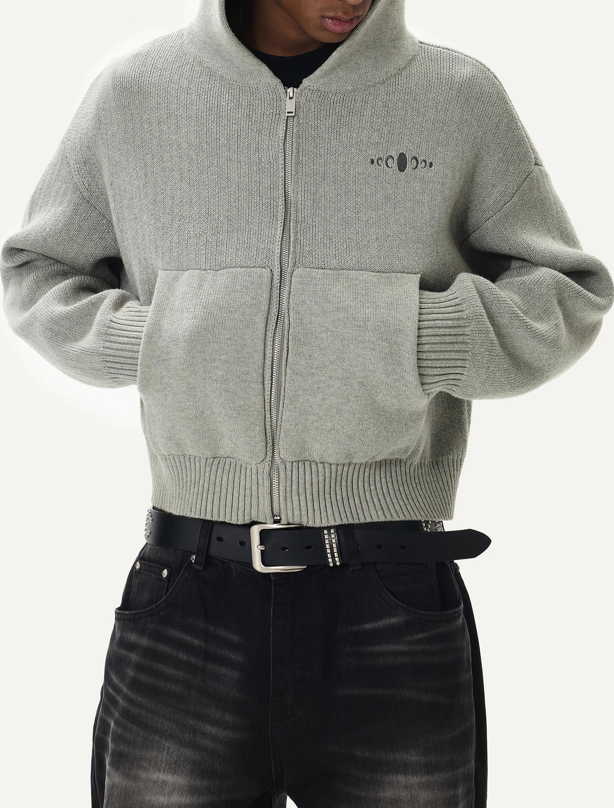 カジュアル カシミア ニット ジャンパーコート