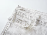 WRECKING WHITE WAX PANTS