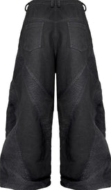ALIEN RIPPLE WIDE LEG JEANS