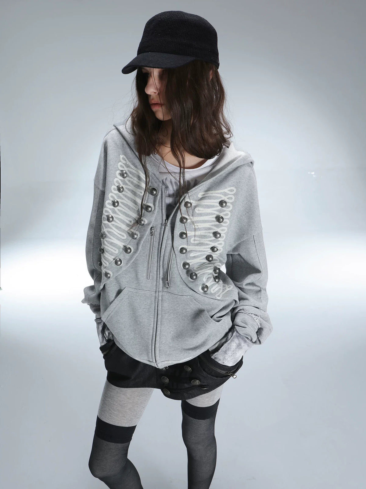 NAPOLEON STYLE HOODIE JACKET