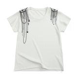 RETRO ASIAN EPAULET T-SHIRT