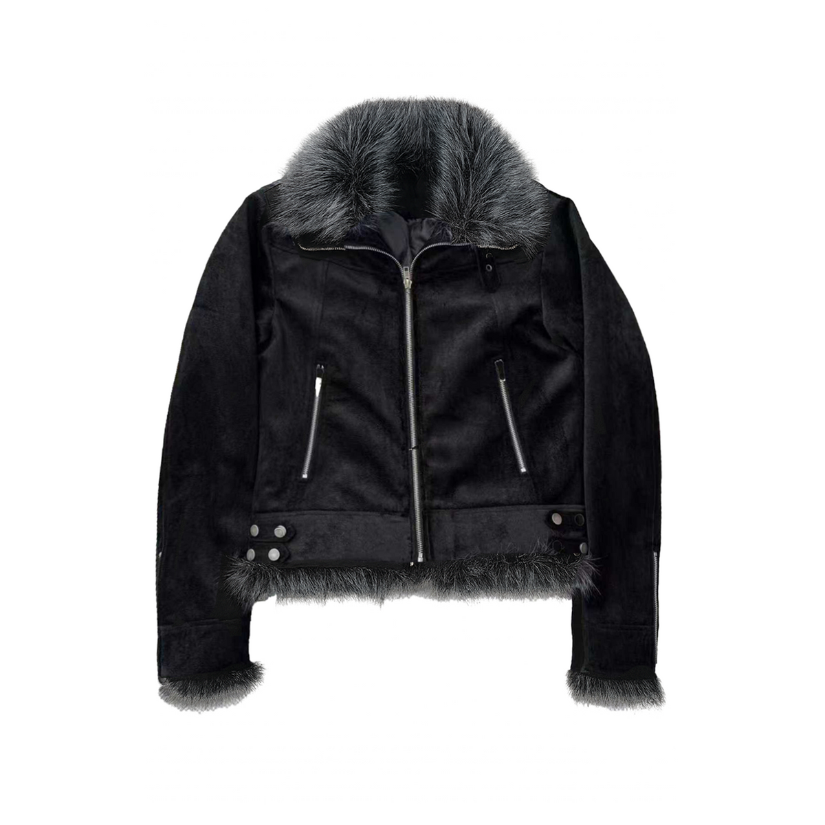 FLEECE COLLAR COTTON JACKET