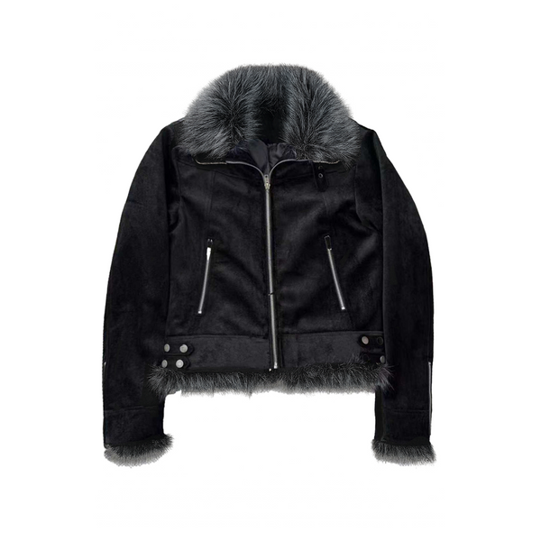 FLEECE COLLAR COTTON JACKET