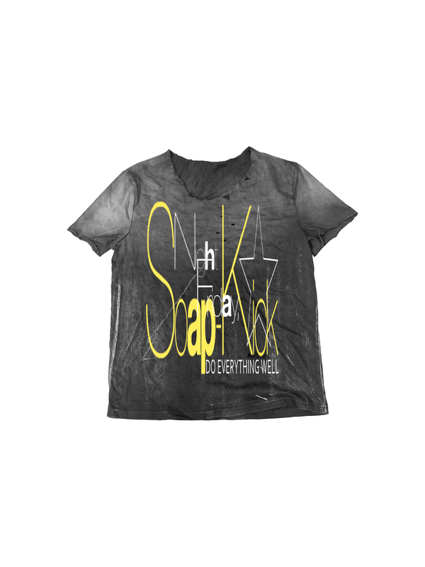 RETRO VANDAL PRINT T-SHIRT