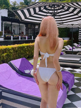 BIKINI SET WITH 3D FLORAL DESIGN