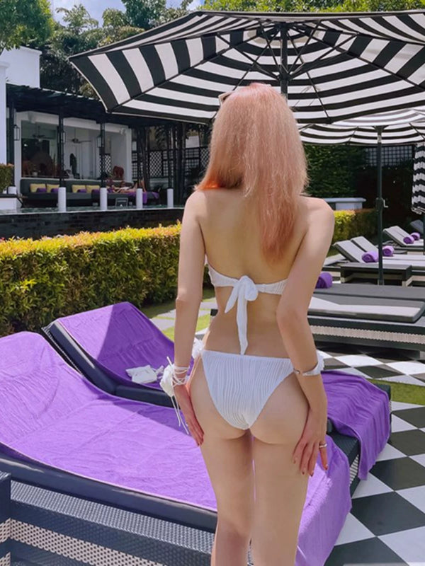 BIKINI SET WITH 3D FLORAL DESIGN