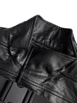 ASYMMETRIC LEATHER JACKET