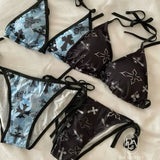 BIKINI SET: BLOGGER-INSPIRED HALTER SWIMWEAR