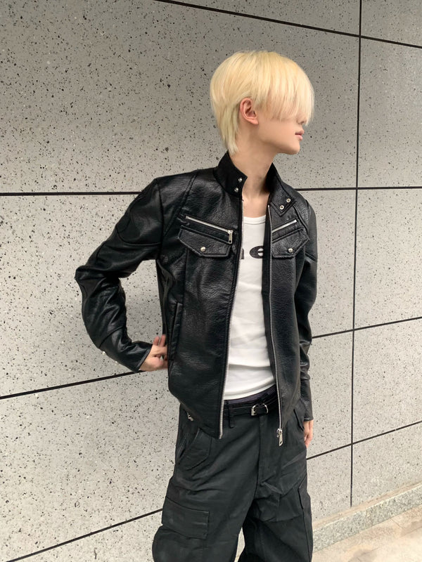 SHORT ZIPPER JACKET WITH POCKETS