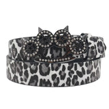 PUNK LEOPARD PRINT BELT