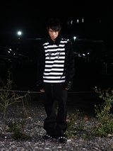PUNK STRIPED POLO SHIRT