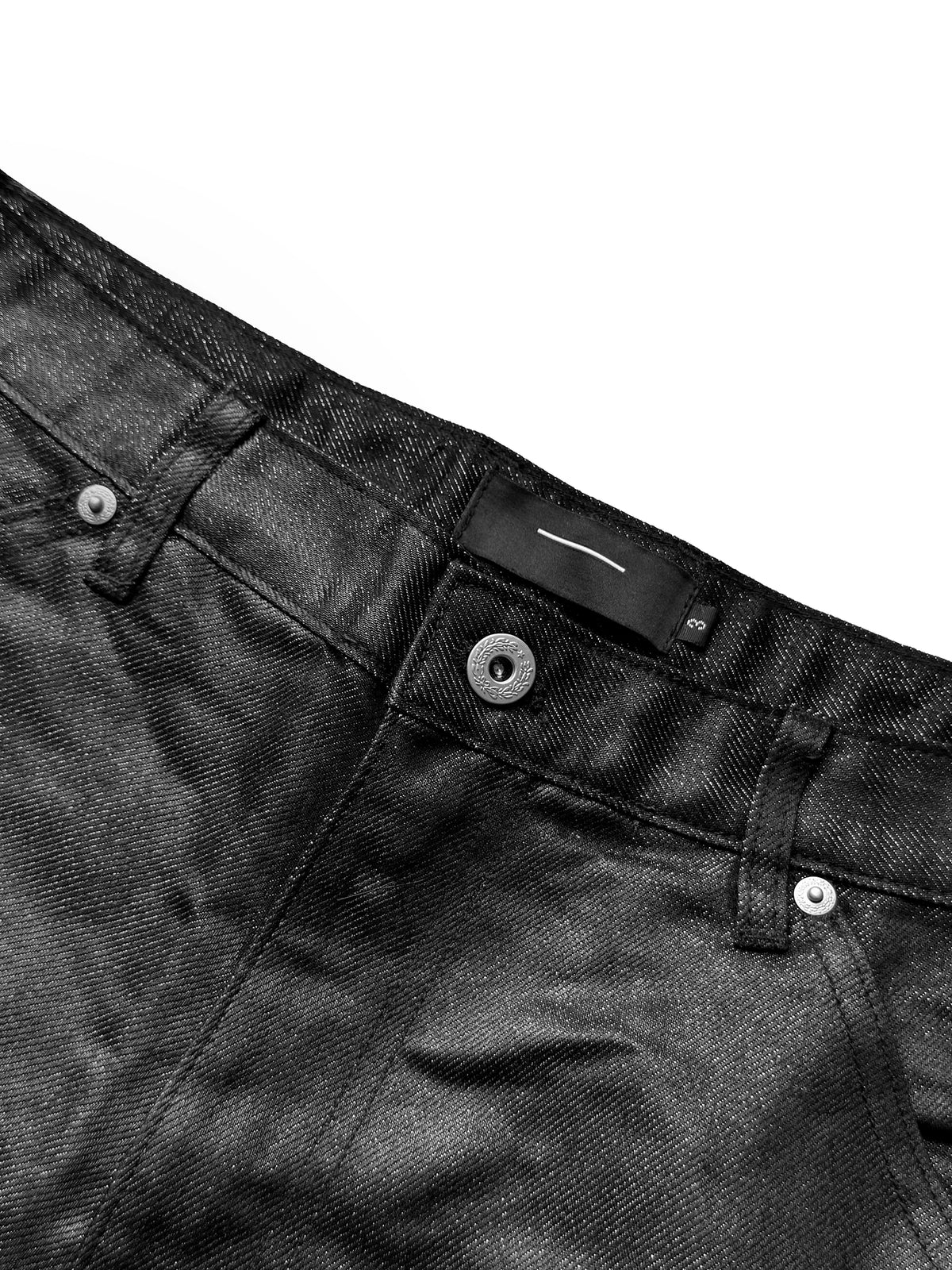 GLOSSY SILVER SILK PANTS