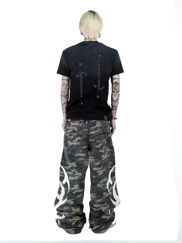 STUDDED PORTRAIT T-SHIRT