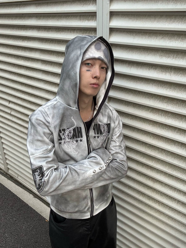 VINTAGE TIGER HOODIE JACKET