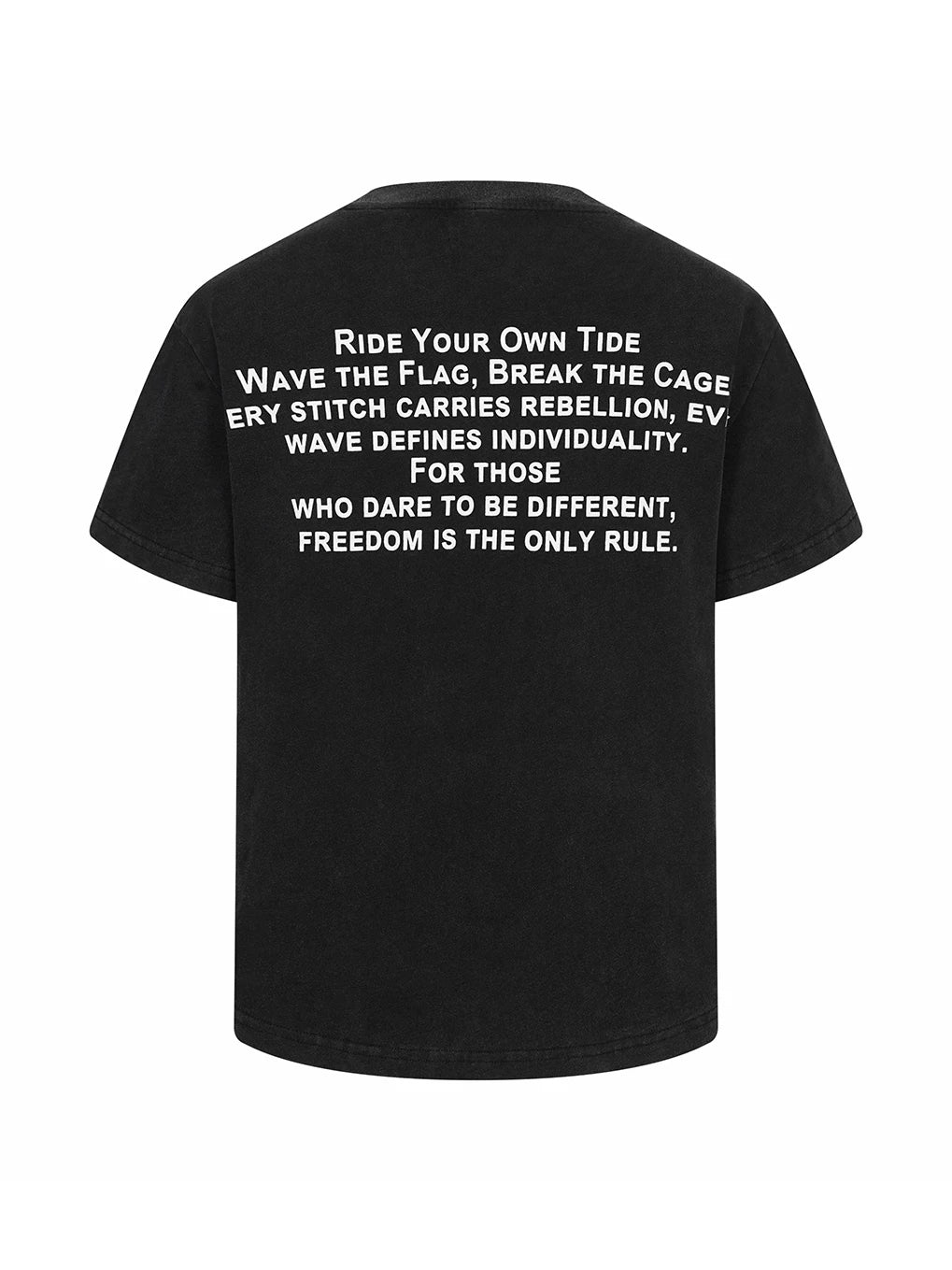 BULLET PRINT WASHED TEE