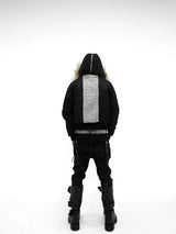 COATED SLIM FIT BLACK JEANS