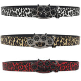 PUNK LEOPARD PRINT BELT