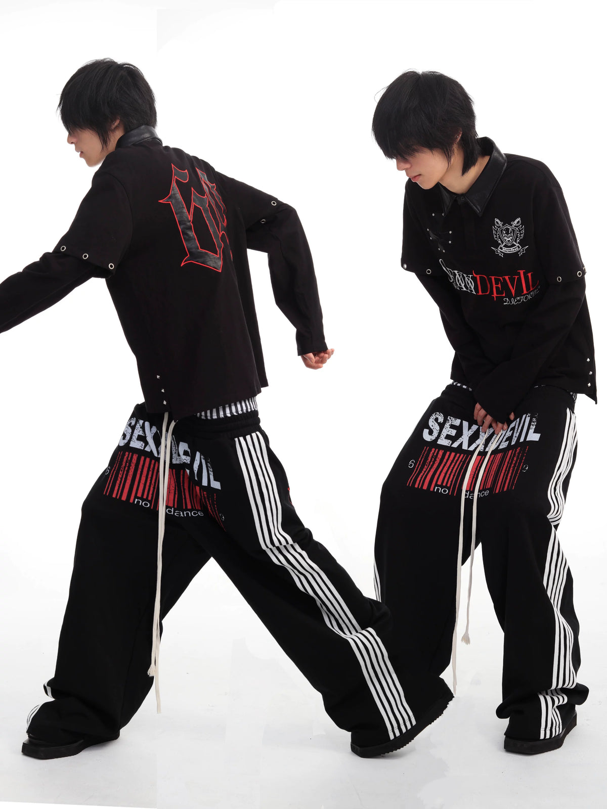 CASUAL STRIPE SWEATPANTS