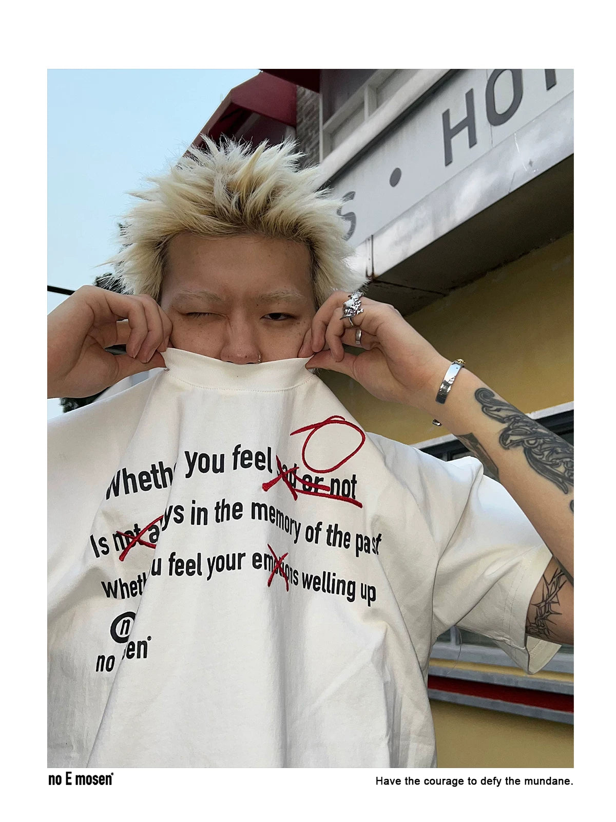 ZERO DEPRESSION HIPSTER T-SHIRT
