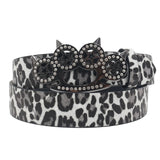 PUNK LEOPARD PRINT BELT