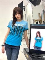 LOVE GRADIENT POLKA DOT T-SHIRT
