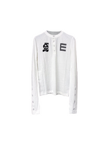 DARK-SKULL HENLEY LONG SLEEVE TEE
