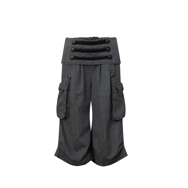 RETRO LOW WAIST CROPPED PANTS