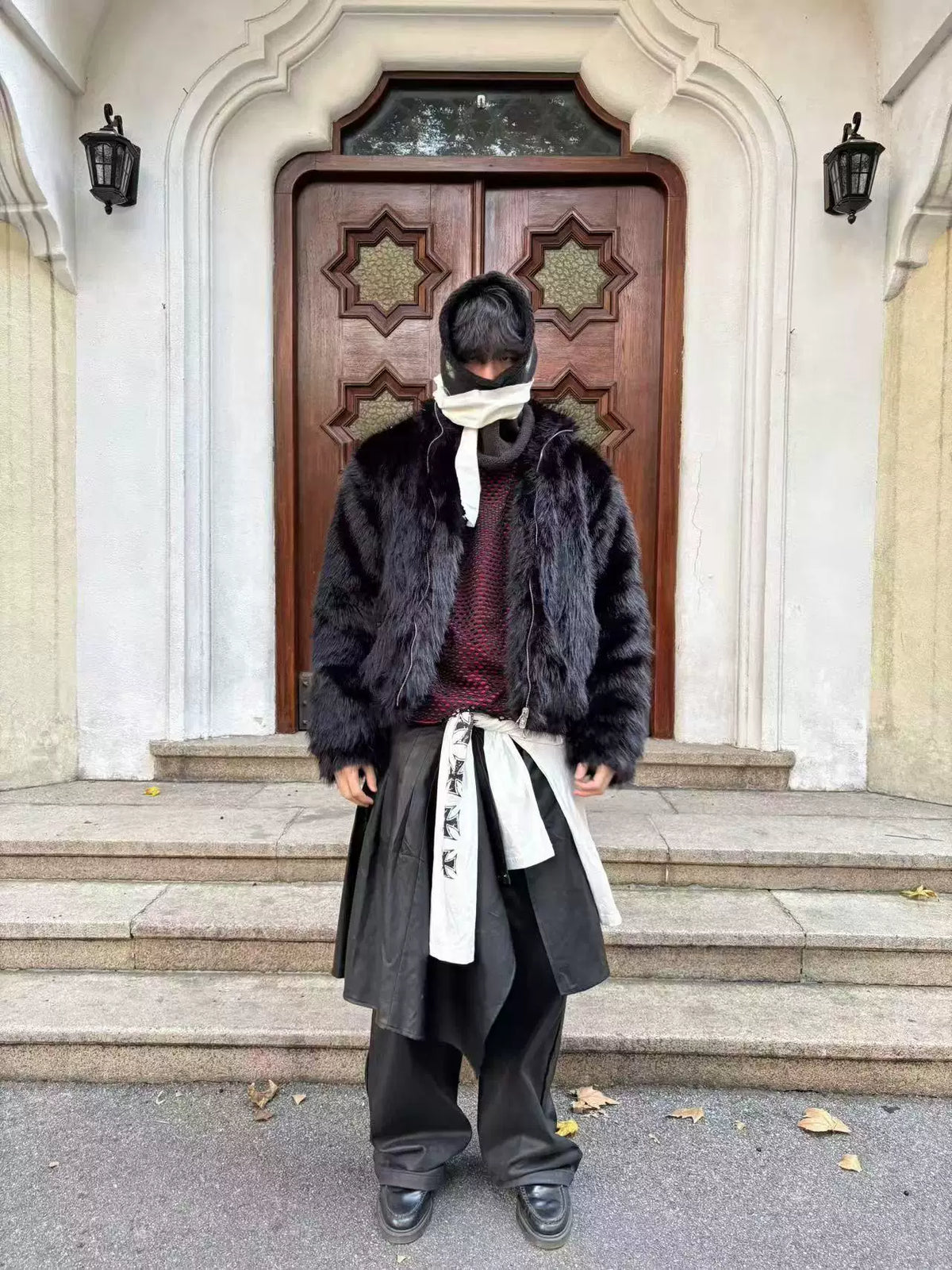 REVERSIBLE PLUSH FUR JACKET