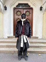 REVERSIBLE PLUSH FUR JACKET