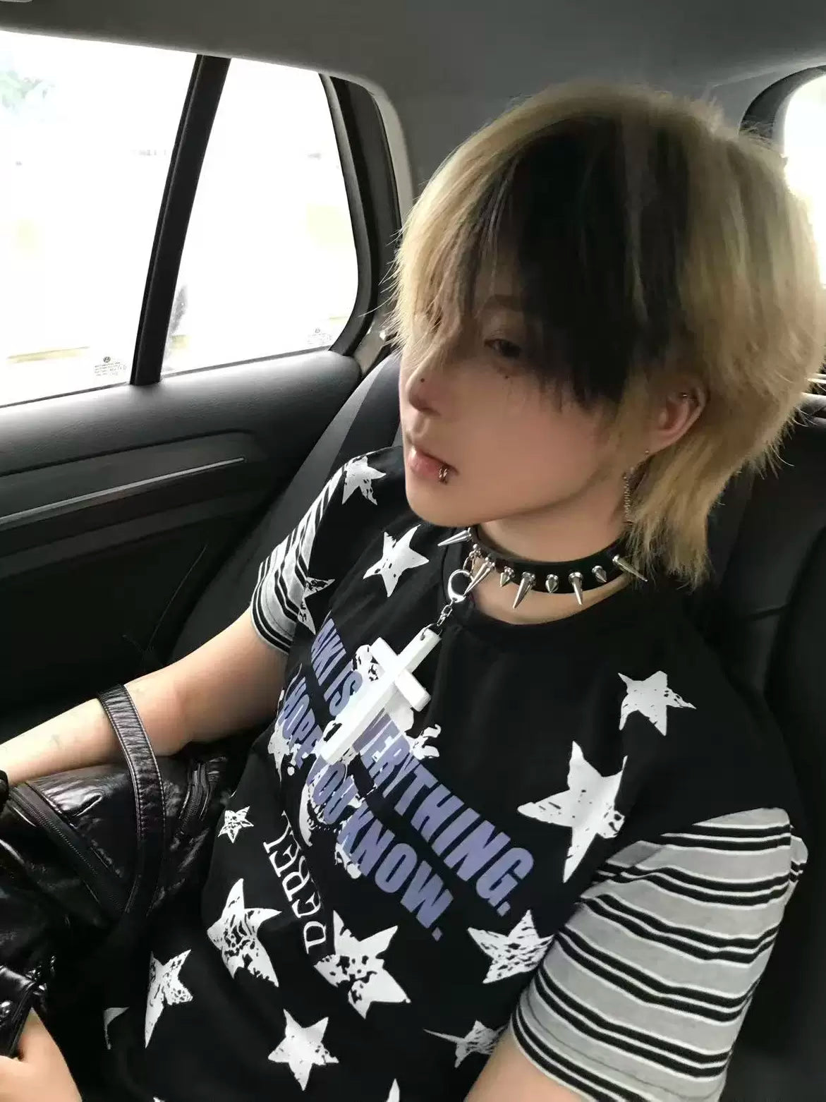 STAR SKELETON STRIPE TEE
