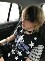 STAR SKELETON STRIPE TEE