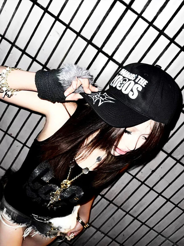 SKULL PRINT CASUAL CAP