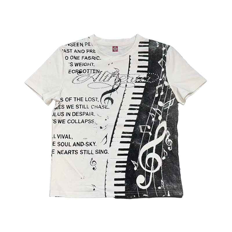 RHINESTONE-EMBELLISHED 3D T-SHIRT